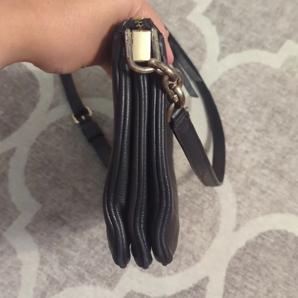 Kate Spade Pebbled Leather Crossbody Black